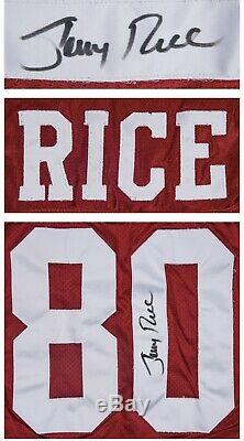 Le Jeu De Jerry Rice San Francisco Utilisé Worn Jersey 1991 Signé Loa