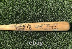 Les Milwaukee Brewers Robin Yount a signé un jeu utilisé UNCRACKED Louisville Slugger Bat