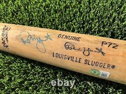 Les Milwaukee Brewers Robin Yount a signé un jeu utilisé UNCRACKED Louisville Slugger Bat
