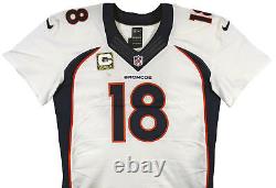 Maillot Nike signé utilisé lors du match des Broncos de Peyton Manning en 2014, photomatché et certifié par Fanatics