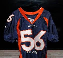 Maillot de jeu Al Wilson #56 des Denver Broncos de 2004, signé PSA/DNA autographe