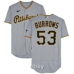 Maillot signé porté en match par Mike Burrows des Pittsburgh Pirates de la saison 2023 de la MLB