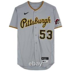 Maillot signé porté en match par Mike Burrows des Pittsburgh Pirates de la saison 2023 de la MLB