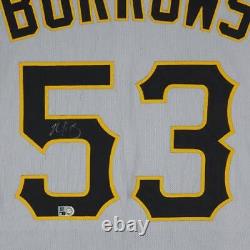 Maillot signé porté en match par Mike Burrows des Pittsburgh Pirates de la saison 2023 de la MLB