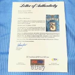 Maillot utilisé en jeu signé par Nate Robinson avec certificat d'authenticité PSA/DNA Autographed LOA des Nuggets