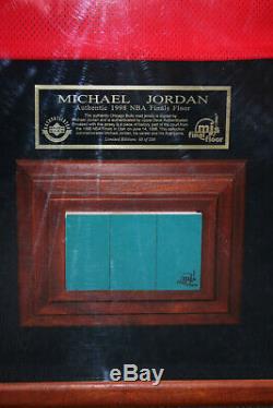 Michael Jordan'98 Finales L. E. Signé Jersey Utah Final Jeu Utilisé Sol Uda