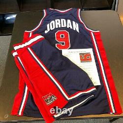 Michael Jordan A Signé Jeu Utilisé 1992 Team USA Dream Team Uniforme Jersey Jsa Coa