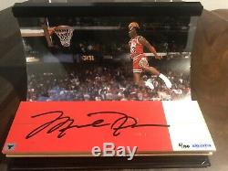 Michael Jordan Uda Jeu Utilisé Bulls Floor Auto Autographe 5/100