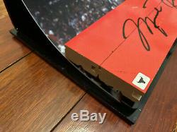 Michael Jordan Uda Upper Deck Authenticted Dédicacé Signé Utilisé Game Étage