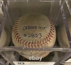 Miguel Cabrera Autographié Jeu Used Baseball Career Frappe #2823, Mlb Auth, Jsa