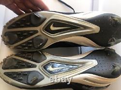 Miguel Cabrera Jeu Utilisé Double Signé Auto. Crampons Tigers Marlins