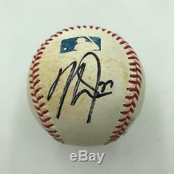 Mike Trout - Jeu Autographié Signé - Utilisation Officielle De La Ligue Majeure De Baseball Jsa Coa