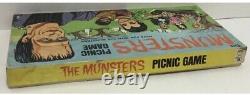 Munsters Picnic Vintage Board Game Complete Scarce Signed Autograph Hasbro 1964