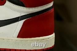 Nike Air Jordan 1 Sneakers Michael Jordan A Signé 1985 Holy Graal! Utilisé