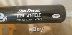 Ny Yankees Dave Winfield Jeu Batte De Baseball Utilisée Et Signée Psa / Dna Loa