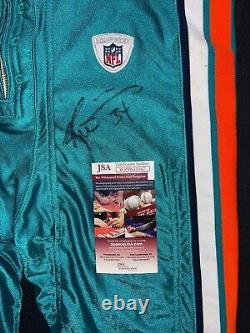 Pantalon de jeu Reebok Aqua signé par Ricky Williams des Miami Dolphins avec témoin JSA