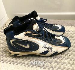 Pedro Martinez Jeux Utilisés-worn 1997 Nike Spikes-1st Cy Young Saison-signed-jsa