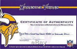 Percy Harvin Jeu Occasion Signé / Dédicacé Jersey Minnesota Vikings Rookie