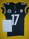 Pittsburgh Steelers 2012 Mike Wallace Signé Loa Jeu Utilisé Worn Hof 50yrs Jersey