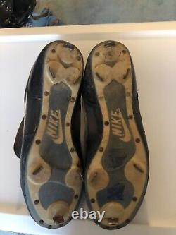 Rare 1980, S Millésime Steve Sax # 3 Los Angeles Dodgers Chaussures de Baseball Utilisées dans le Jeu
