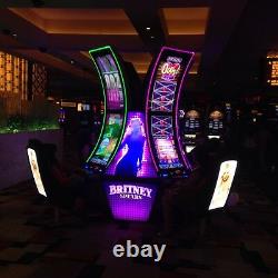 Rare Britney Spears Slot Machine Jeu Lighted Display Sign Las Vegas Piece Of Me