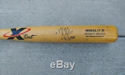 Rare Jansen Kenley Autographié Game-utilisé Wbc Bat- Dodgers