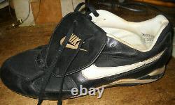 Rare Vintage Jeff Suppan Jeu Utilisé Nike Cleats Signé Boston Red Sox Coa