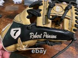 Robert Puason Oakland A's Signé Autographe Game Used Zielding Glove