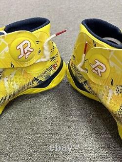 Ronald Acuna Jr. Chaussures de baseball Nike utilisées lors du match des Atlanta Braves 2022, signées USA SM Auth