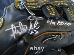 San Diego Padres Fernando Tatis Jr. 2020 Jeu Utilisé /signé Mizuno Pro Glove Loa