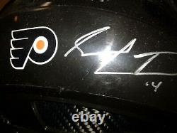 Sean Couturier Philadelphia Flyers Signed Game Used Helmet Auto