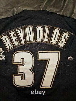Shane Reynolds Jeu Utilisé Worn Houston Astros Batting Practice Jersey Signé 48