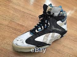 Shaquille O'neal 1992-93 Signé Rookie Game Occasion Chaussures Shaq Psadna Jsa Auto Coa