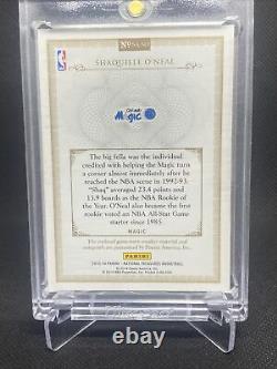 Shaquille O'neal National Treasures Sneaker Swatches Game-worn 2013-14 Auto /60