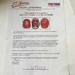 Sparky Anderson Big Red Machine Signé Jeu Utilisé Cincinnati Reds Casque Adn Psa
