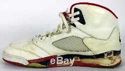 Taureaux Michael Jordan Jeu 1990 Signé Occasion Nike Air Jordan V Chaussures Bas
