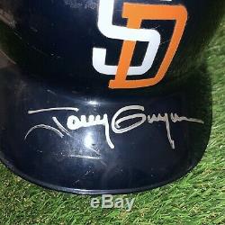 Tony Gwynn San Diego Padres Jeu Utilisé Casque Carrière Hit 2926 Signé Gwynn Loa