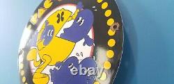 Vieux Pac Homme Porcelaine Midway Mfg Arcrade Jeu Vidéo Service Station Bar Signe
