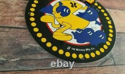 Vintage Pacman Porcelaine Huile Pac-homme Jeu Vidéo Atari Arcade Service Signe