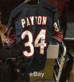 Walter Payton De Chicago Bears Jeu Jersey Anciens Et D'occasion Circa 1984-1986 Psa / Adn Authen