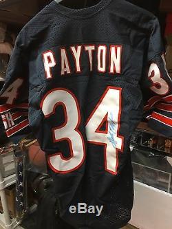 Walter Payton De Chicago Bears Jeu Jersey Anciens Et D'occasion Circa 1984-1986 Psa / Adn Authen