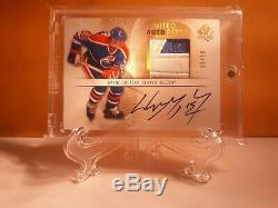 Wayne Gretzky Auto Patch Oilers Jeu Utilisé # 6/10 Upper Deck Sp Authentique 2012-13