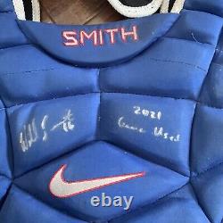 Will Smith 2021 Game Utilisé Catcher Gear Set Autographe Signed Dodgers Worn