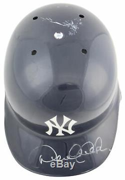 Yankees Derek Jeter Authentic Signed & Game Casque De Frappeur D'occasion 1997 Jsa # X72285