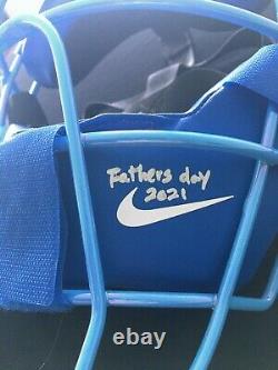 Zack Collins Chicago White Sox Signé Autograph Fathers Day Jeu D'équipement D'occasion Avec Coa